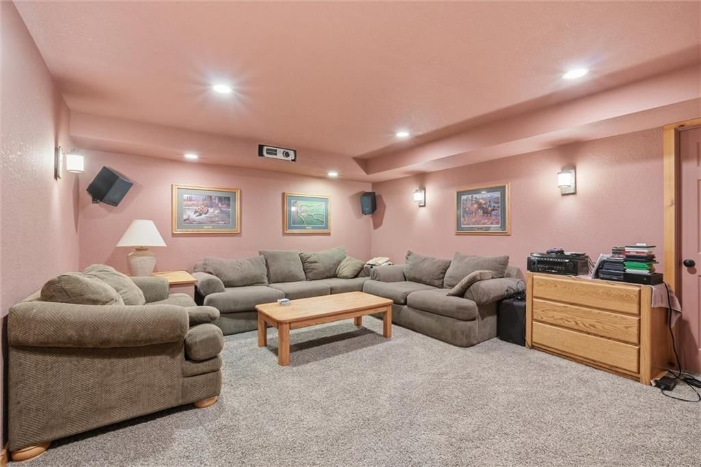 Finished basement at 27423 New Lancaster Road, Louisburg, KS 66053