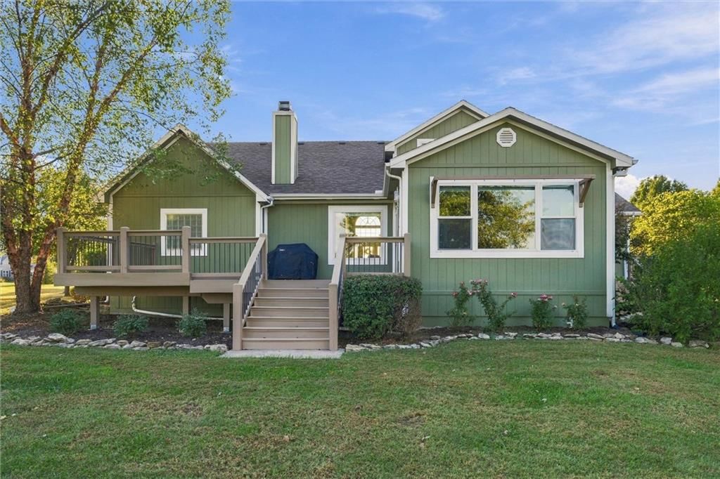 Deck and composite deck at 27423 New Lancaster Road, Louisburg, KS 66053