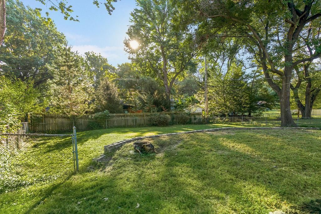Concrete patio at 7719 Howe Drive, Prairie Village, KS 66062