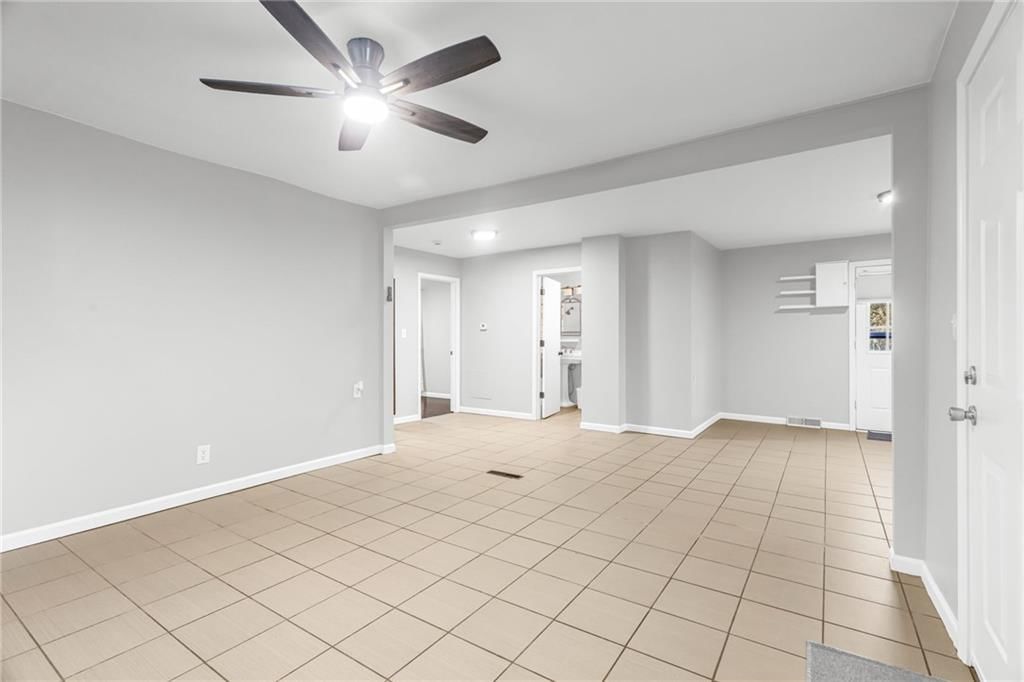 White trim and gray walls at 1302 S Hedges Avenue, Independence, MO 64052
