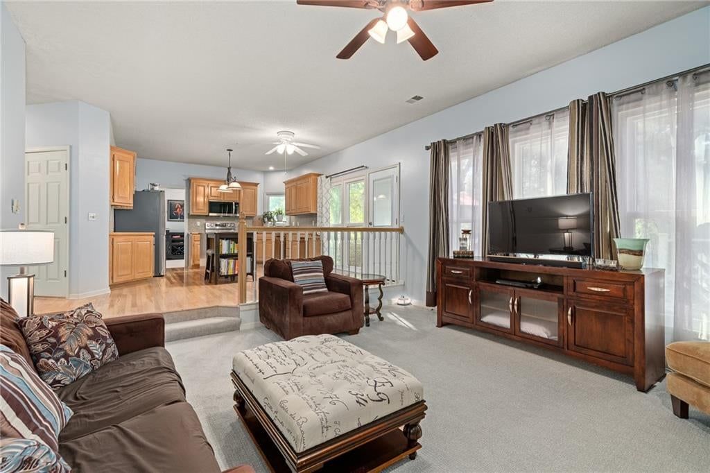 Open floor plan at 11229 W 117th Street, Overland Park, KS 66210