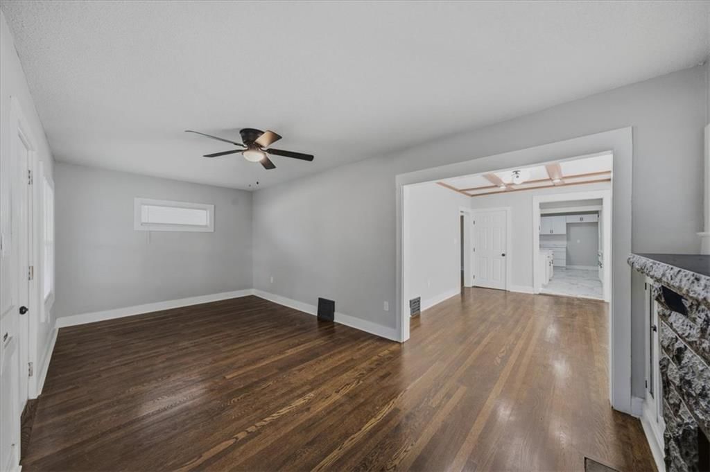 Open floor plan at 4223 Agnes Avenue, Kansas City, MO 64130