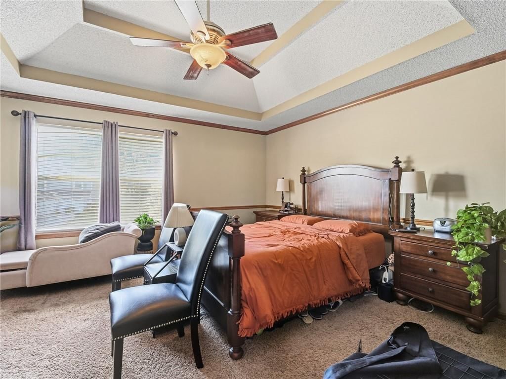 Tray ceiling and carpet at 337 NE Dreamweaver Avenue, Lee's Summit, MO 64086