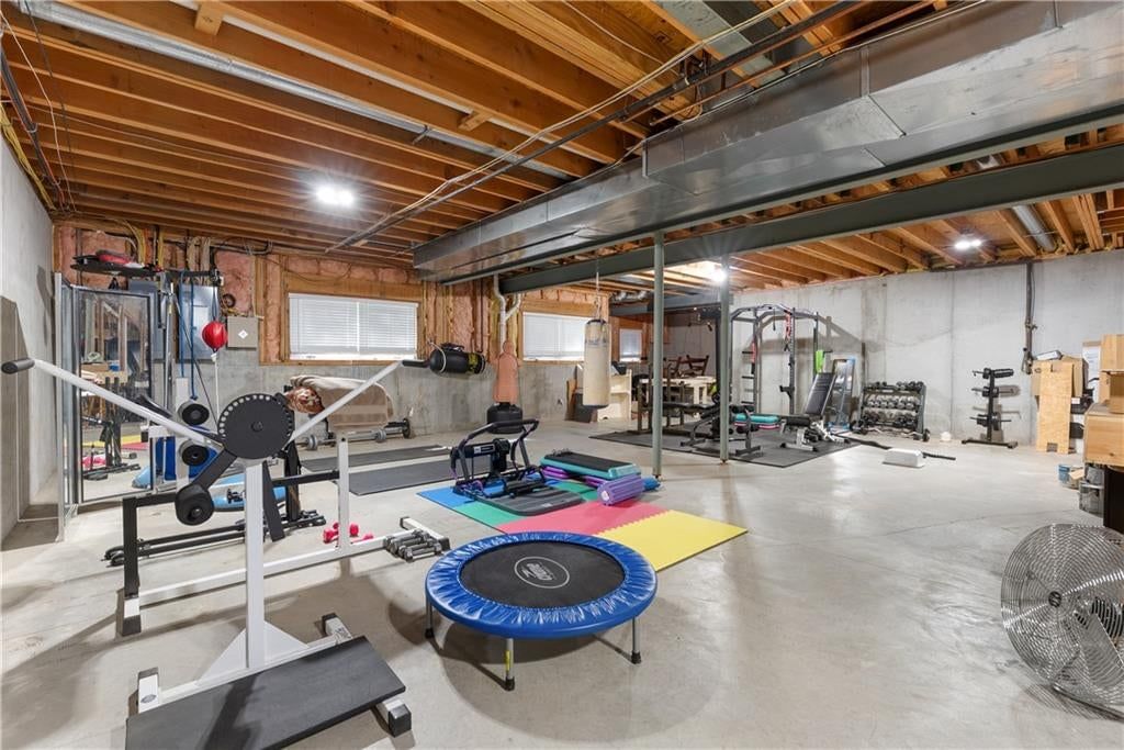 Home gym at 311 NW Rockwood Court, Lee's Summit, MO 64081