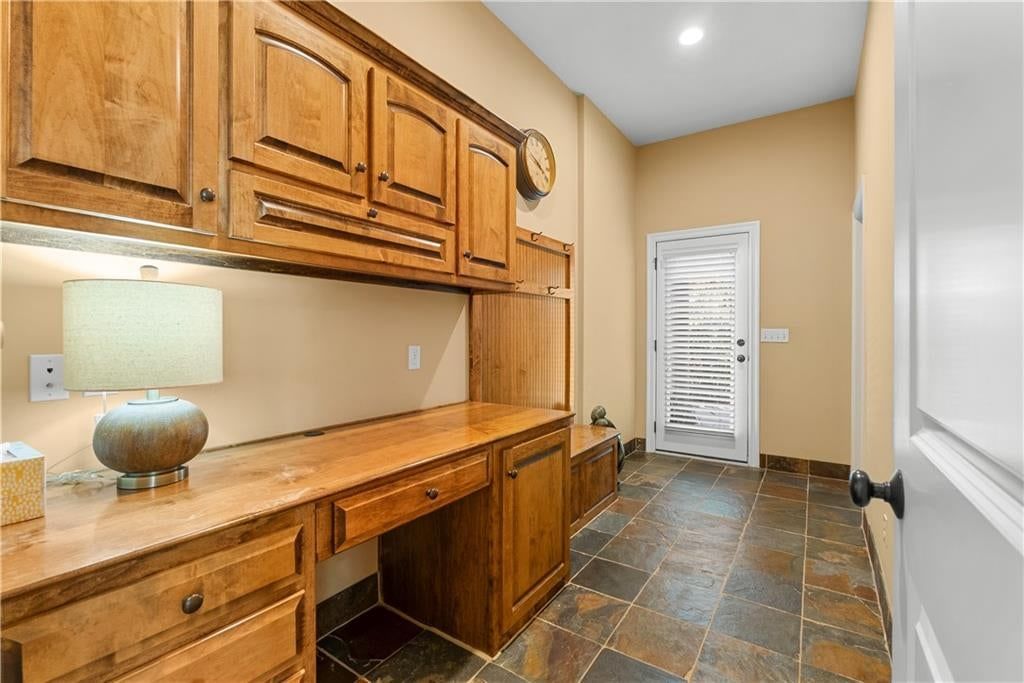 Mudroom built-ins at 311 NW Rockwood Court, Lee's Summit, MO 64081