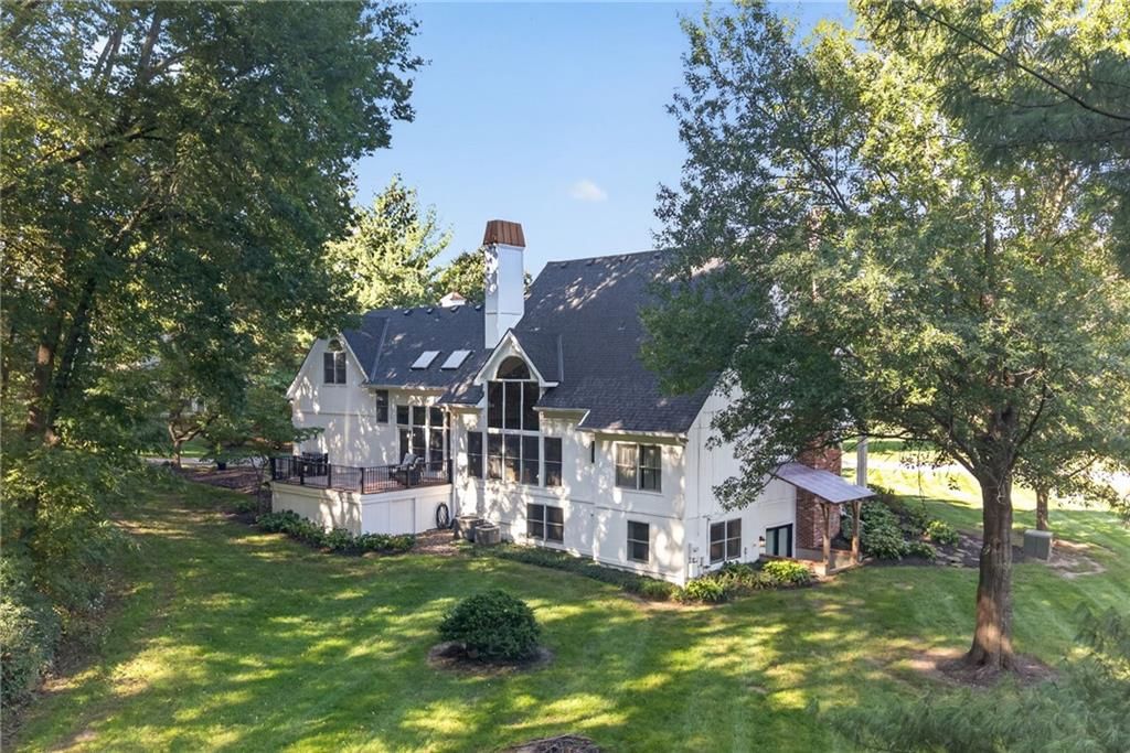 Big backyard, mature trees and flat lot at 6245 Arapahoe Street, Shawnee, KS 66226