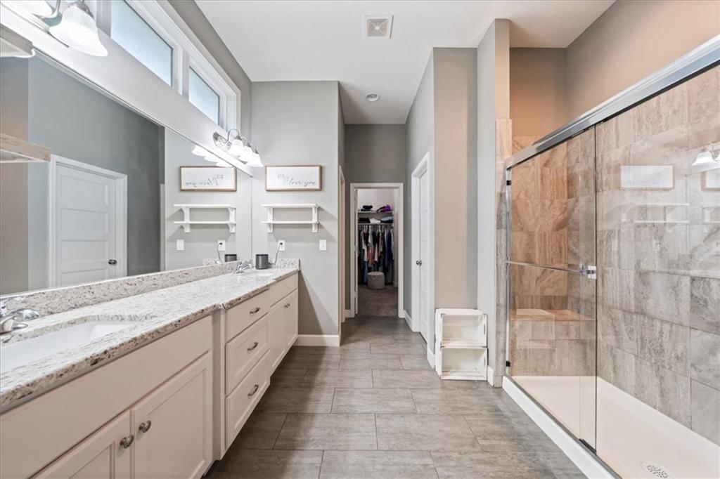 Photo 12: frameless glass shower, 24315 W 91st Place, Lenexa, KS 66227