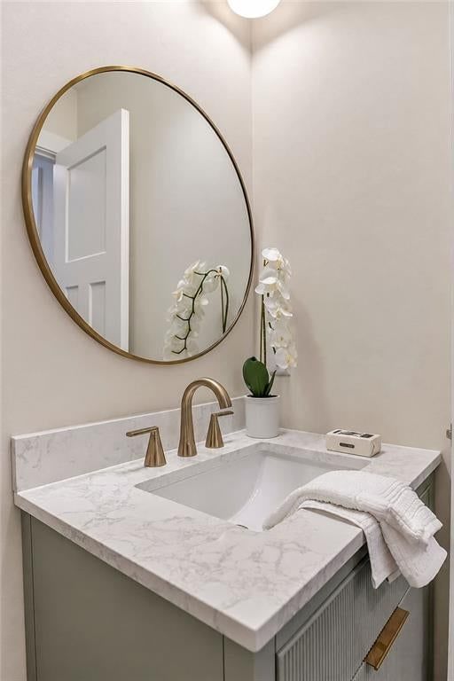 Renovated bathrooms at 9931 Woodson Drive, Overland Park, KS 66207