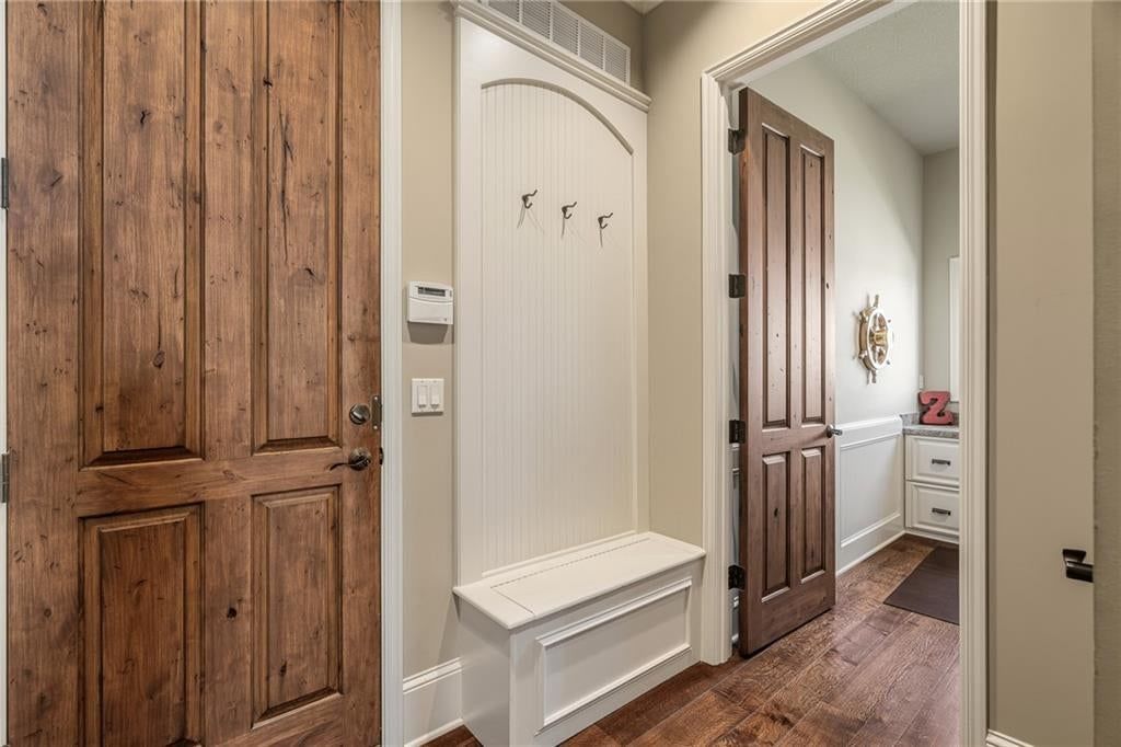 Mudroom built-ins at 8959 Chestnut Street, Lenexa, KS 66220
