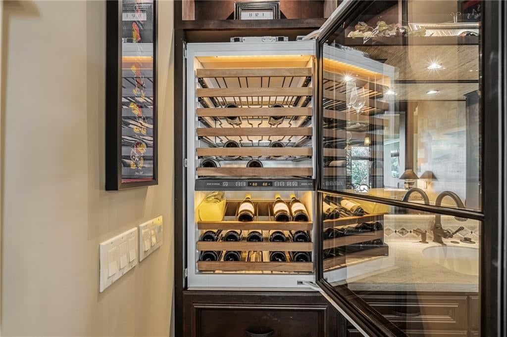 Wine cellar at 8959 Chestnut Street, Lenexa, KS 66220