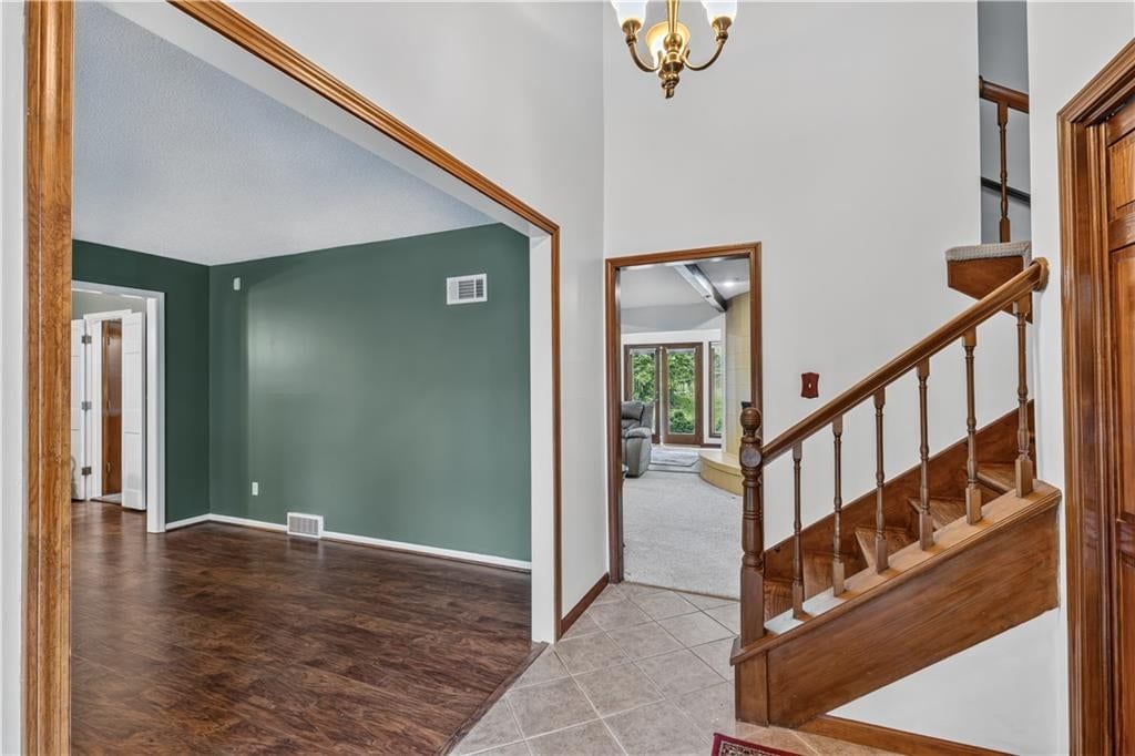 Tile floors at 5348 W 102 Street, Overland Park, KS 66207