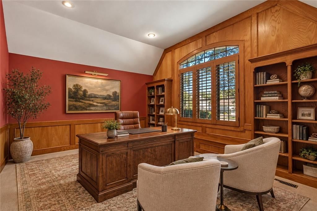 Home office at 12808 Sherwood Drive, Leawood, KS 66209