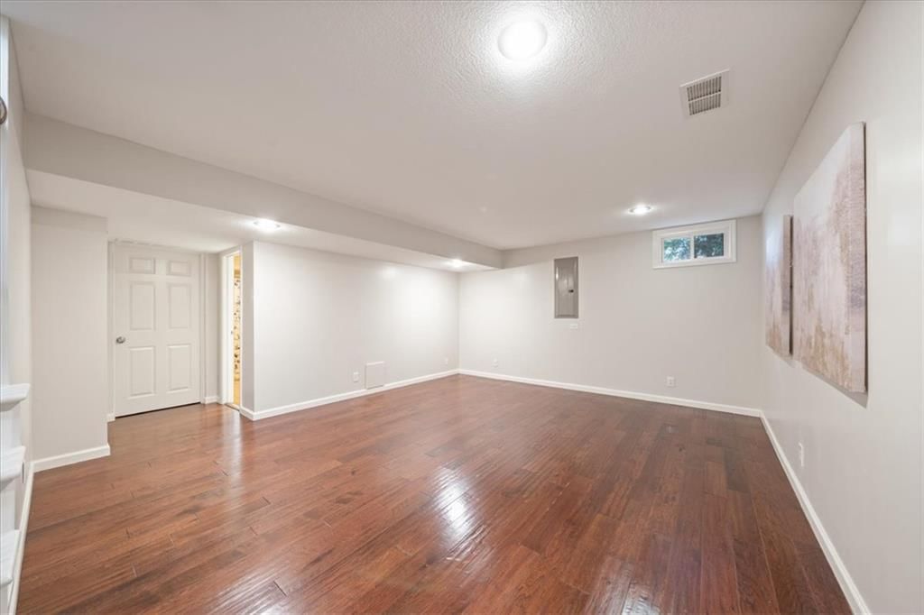 Finished basement and recessed lighting at 10138 Theden Circle, Lenexa, KS 66220