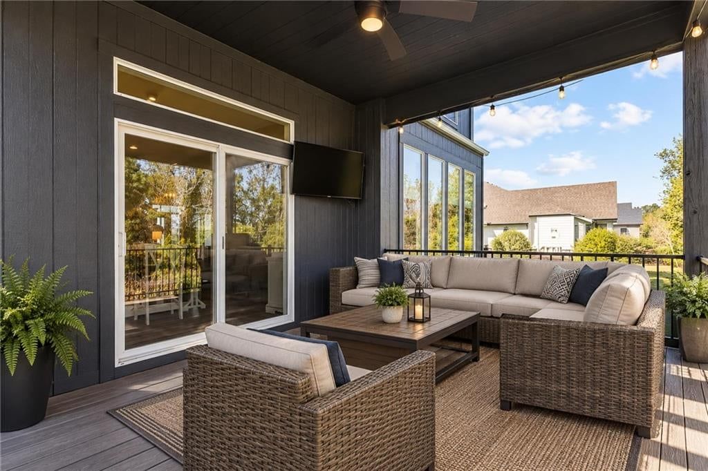 Covered patio at 17219 S Allman Road, Olathe, KS 66062