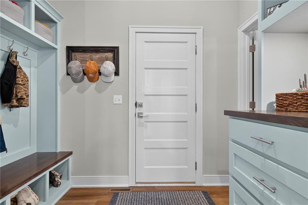 Mudroom built-ins at 17219 S Allman Road, Olathe, KS 66062