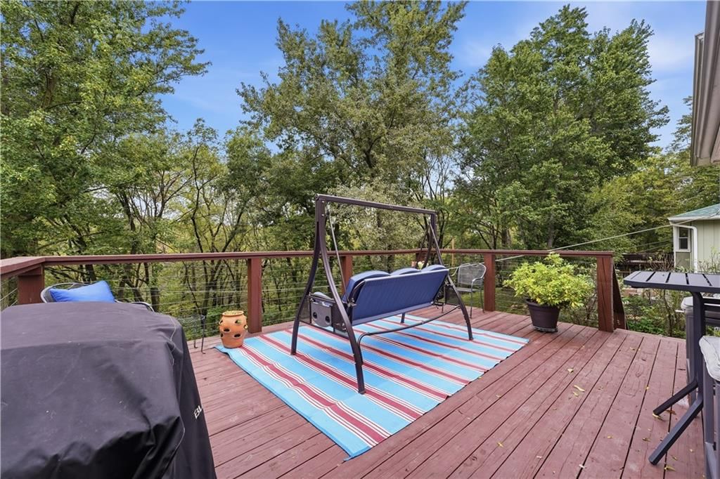 Deck and wood deck at 8024 NW Cadwallader Road, Kansas City, MO 64152
