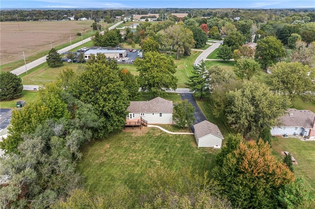 Corner lot, big backyard and mature trees at 7001 W. 202nd Terrace, Stilwell, KS 66013