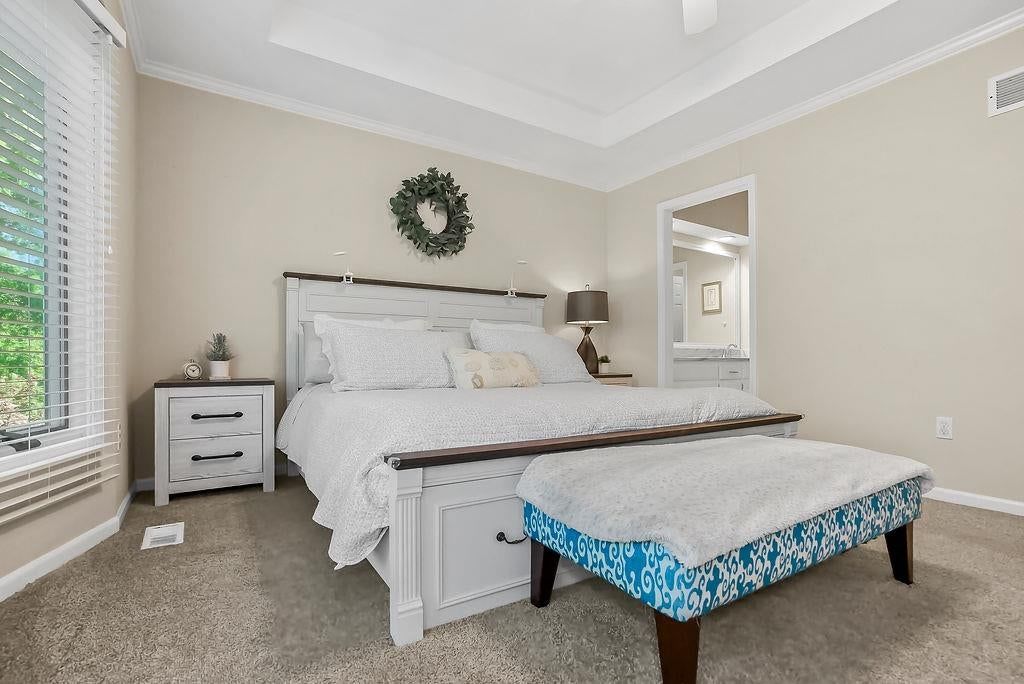 Tray ceiling and carpet at 4732 Chouteau Street, Shawnee, KS 66226