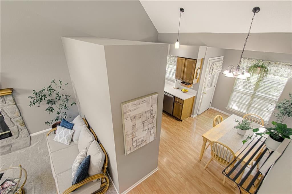 Open floor plan at 1133 E Charlotte Town Road, Olathe, KS 66061