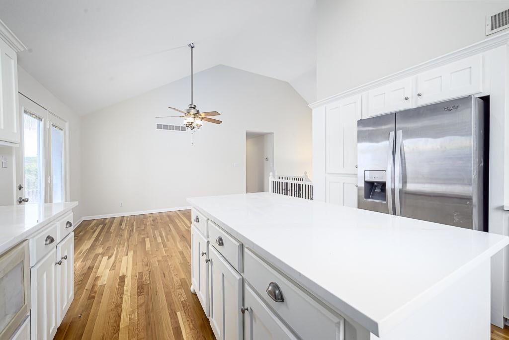White countertops at 2322 Gettysburg Drive, Leavenworth, KS 66048