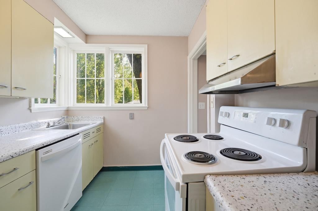 White appliances and electric range at 4920 Birch Street, Roeland Park, KS 66205