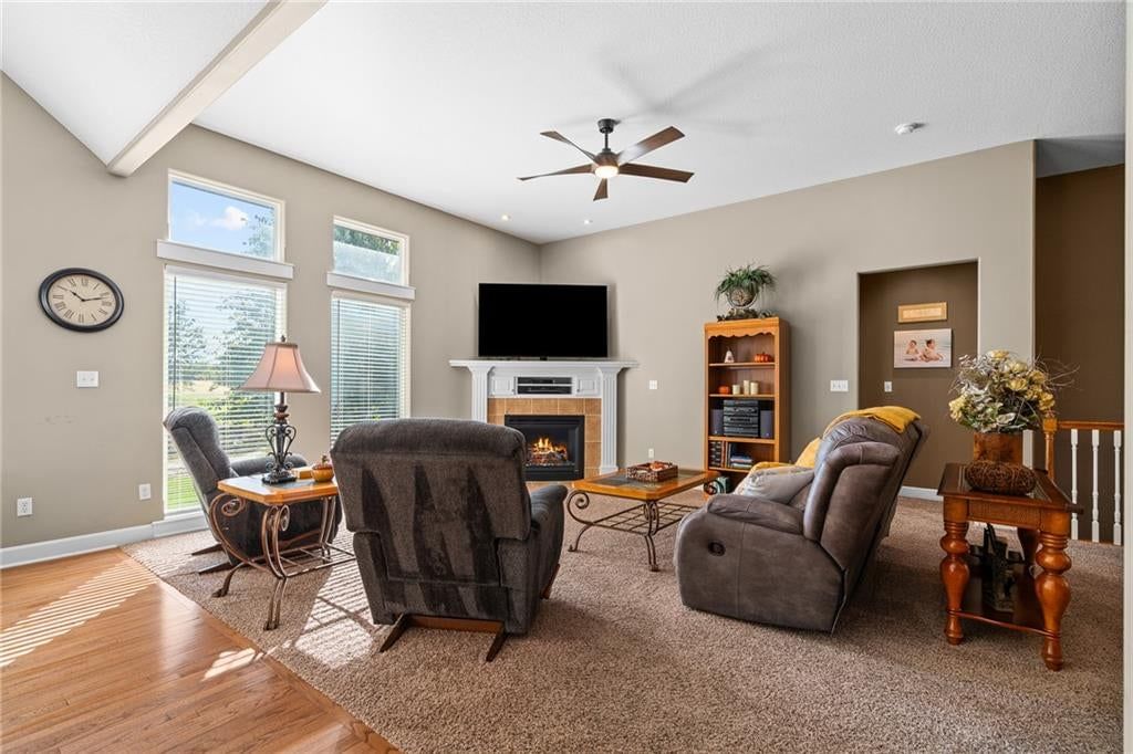 Fireplace at 207 Peach Tree Avenue, Lone Jack, MO 64070