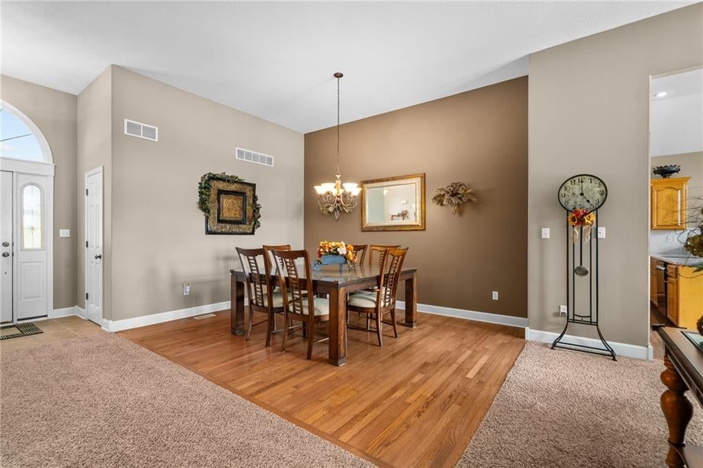 Statement lighting at 207 Peach Tree Avenue, Lone Jack, MO 64070
