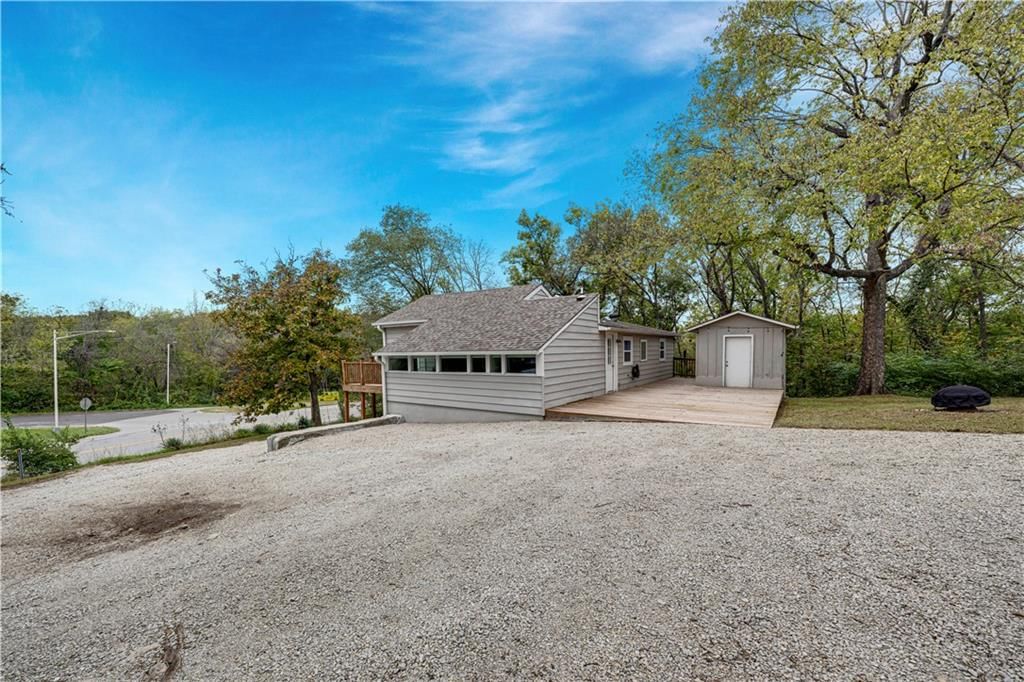Driveway at 165 T Street, Lake Lotawana, MO 64086