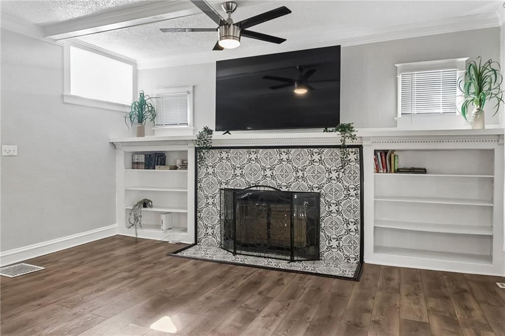 Tile fireplace at 2955 E 29th Street, Kansas City, MO 64128