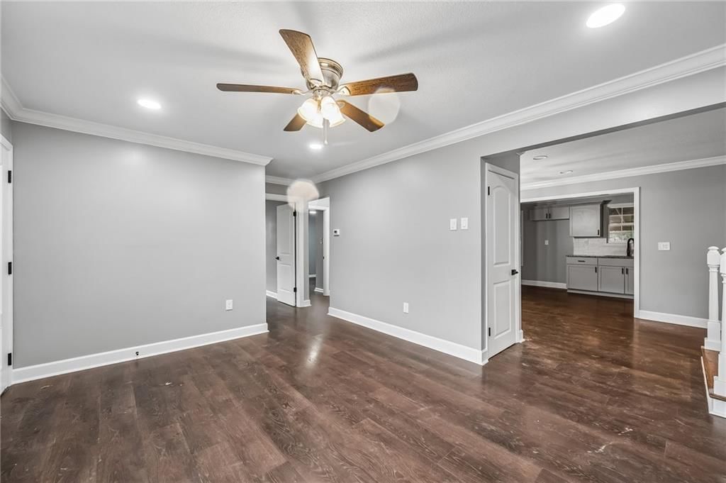 Open floor plan at 1514 N 51st Street, Kansas City, KS 66102
