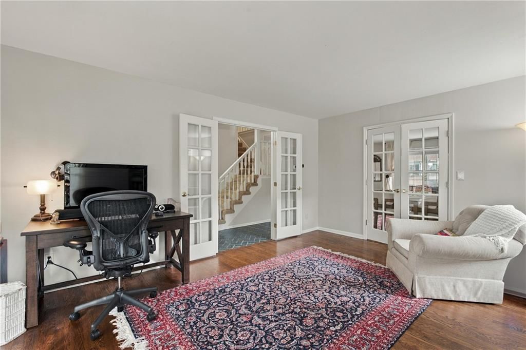 Home office and gray walls at 9320 W 113th Street, Overland Park, KS 66210
