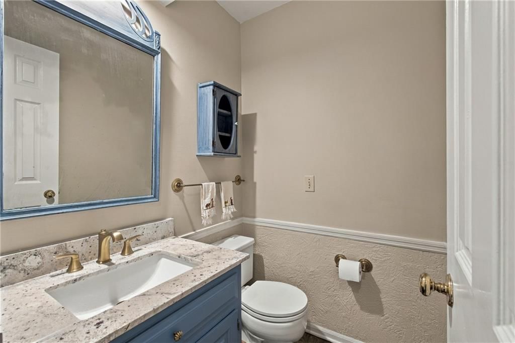 Mixed-finish hardware at 9320 W 113th Street, Overland Park, KS 66210
