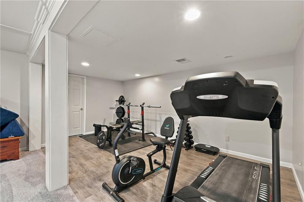 Finished basement at 9320 W 113th Street, Overland Park, KS 66210