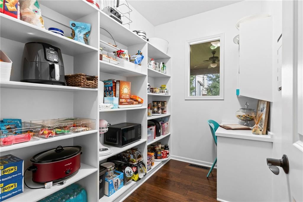 Walk-in pantry at 9411 W 163rd Terrace, Overland Park, KS 66085