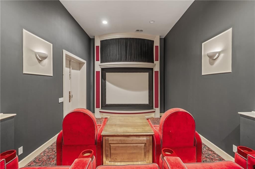 Home theater at 3608 W 153rd Street, Leawood, KS 66224