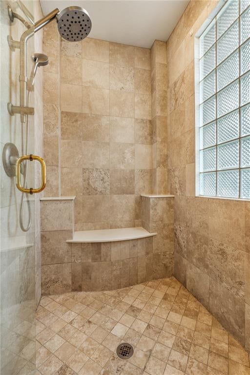 Walk-in shower and tiled shower at 3608 W 153rd Street, Leawood, KS 66224