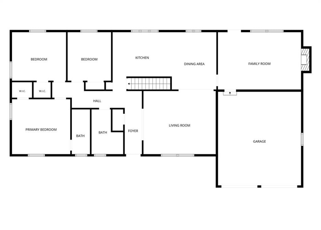 Photo 8: first-floor primary bedroom, 11520 Walnut Street, Kansas City, MO 64131
