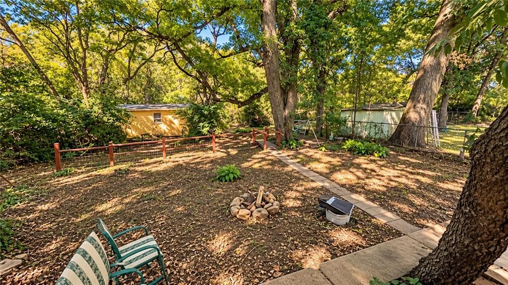 Fire pit at 1820 S 22nd Street, Kansas City, KS 66106