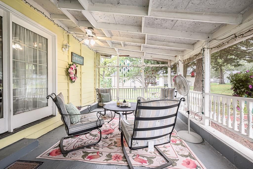 Covered patio at 15552 Ripley Street, Basehor, KS 66007
