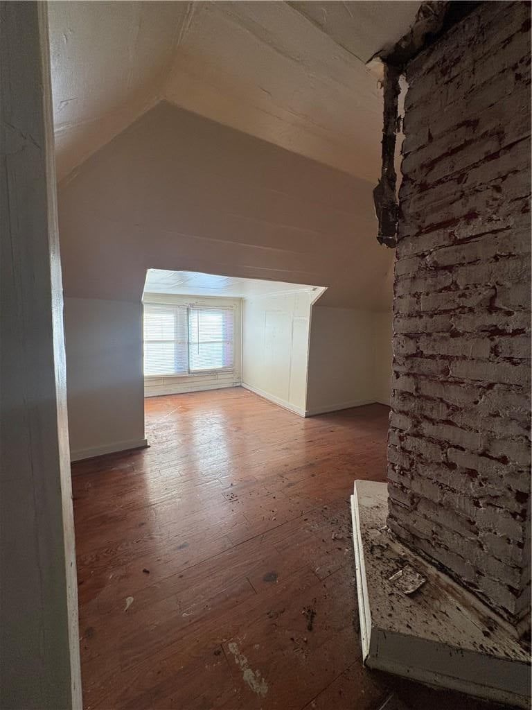 Exposed brick wall at 316 S White Avenue, Kansas City, MO 64123