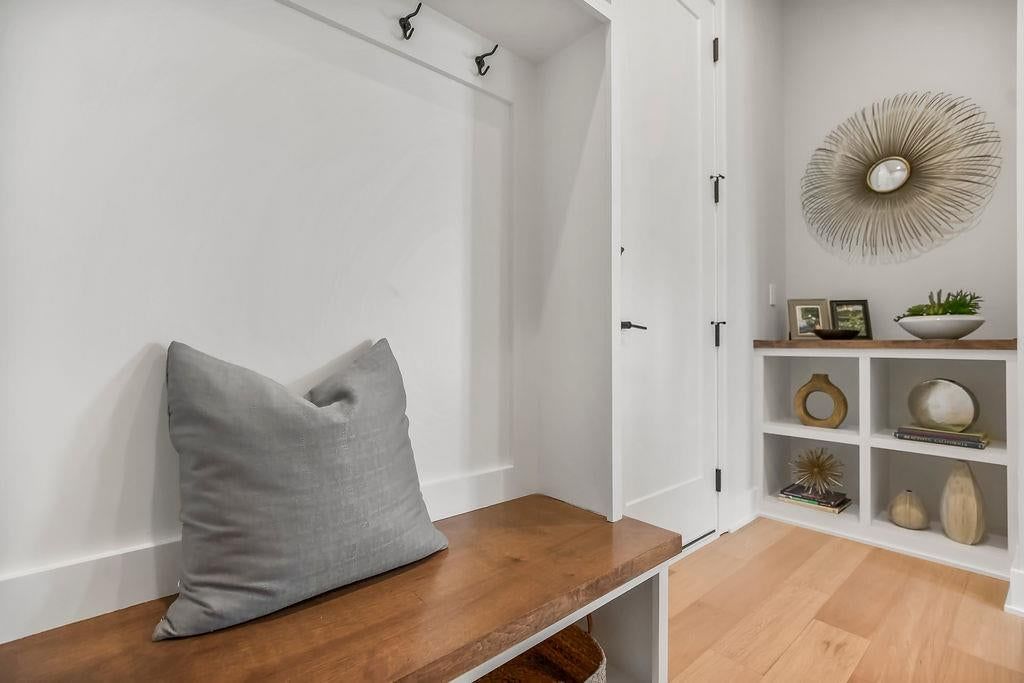 Mudroom built-ins at 7936 Noble Street, Shawnee, KS 66220