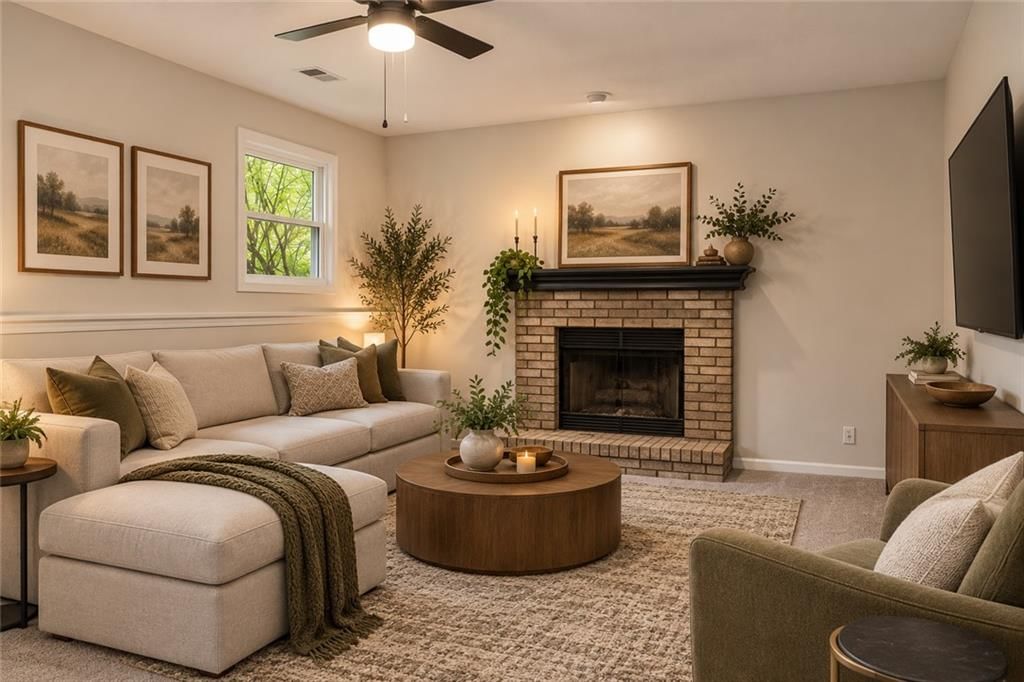 Fireplace at 7606 NW 73rd Court, Kansas City, MO 64152