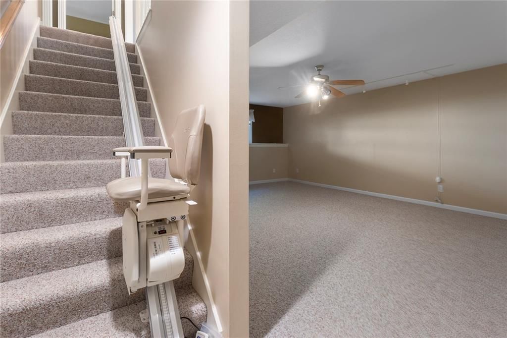 Finished basement at 12133 S Valley Road, Olathe, KS 66061
