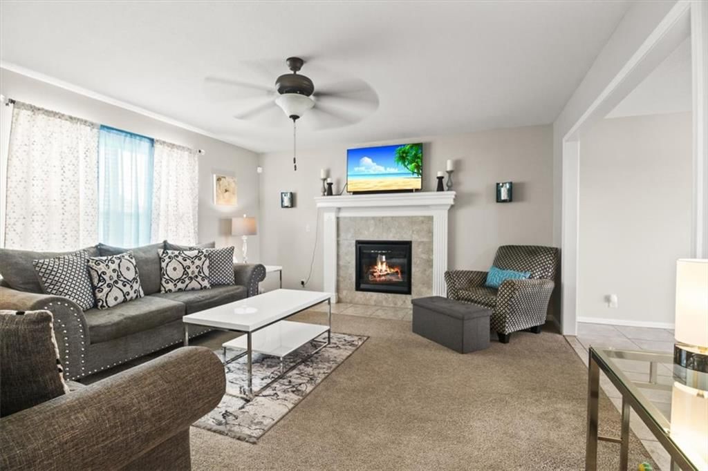 Fireplace at 1252 NW High View Drive, Grain Valley, MO 64029