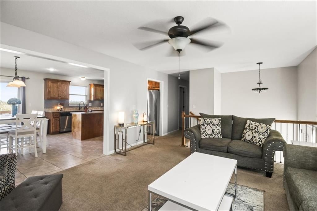 Open floor plan and staircase at 1252 NW High View Drive, Grain Valley, MO 64029