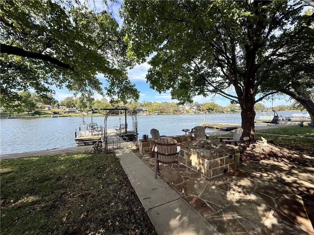 Fire pit at 15836 Gardner East Road, Gardner, KS 66030