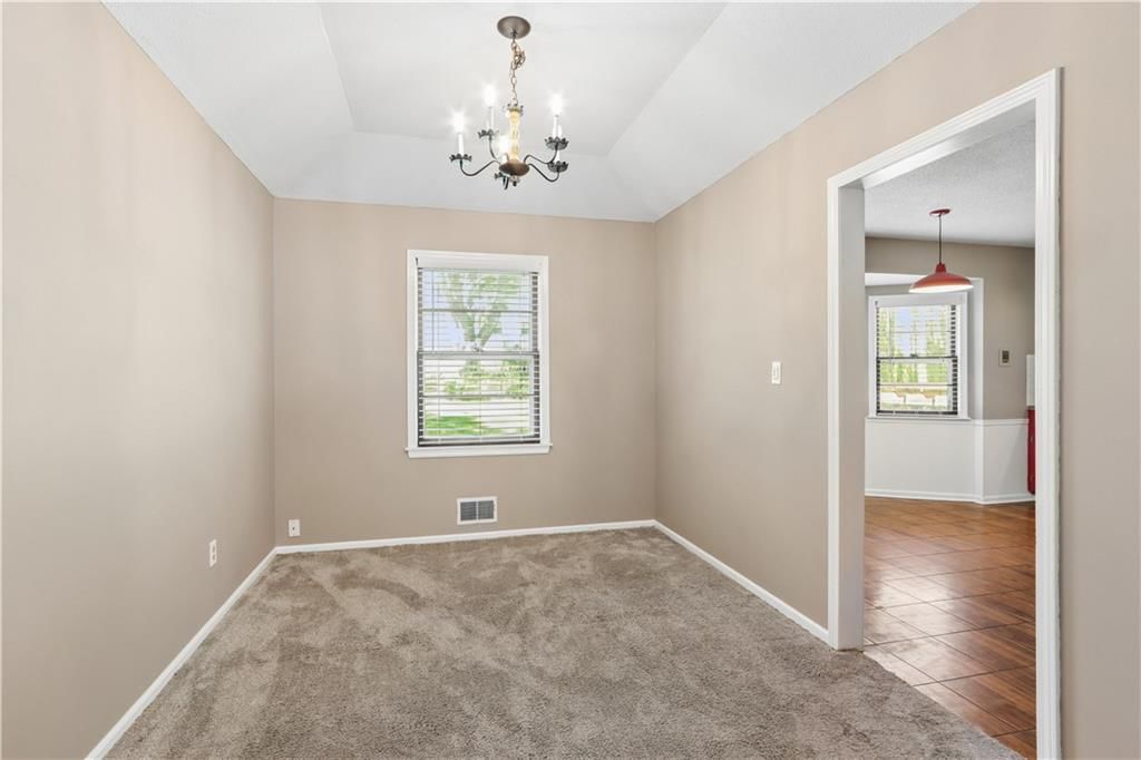 Statement lighting at 9532 Benson Street, Overland Park, KS 66212