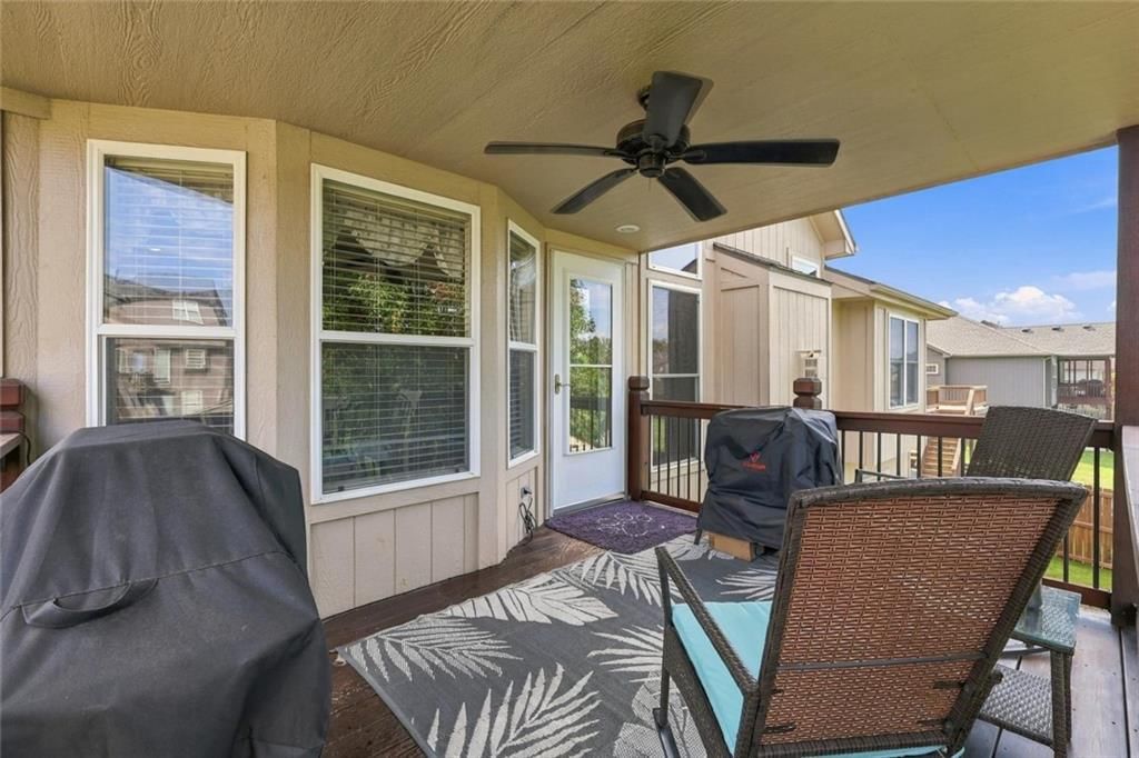 Deck, covered patio and wood deck at 11226 N Belleview Avenue, Kansas City, MO 64155