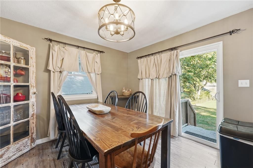 Double oven, stainless steel appliances and updated kitchen at 1305 Madison Street, Lee's Summit, MO 64081