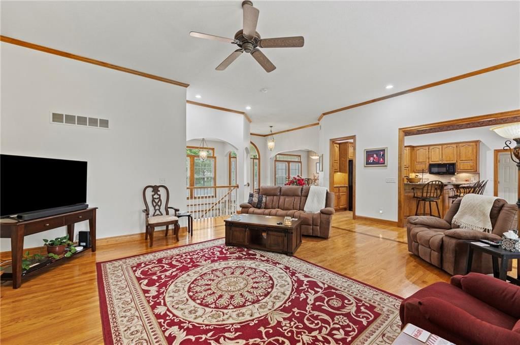 Wall of windows at 29483 Masters Court, Louisburg, KS 66053
